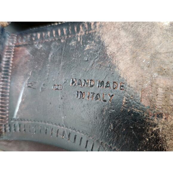 Bruno Magli Men's Genuine Crocodile Leather Loafer Brown Size 8W Made in Italy - Picture 6 of 12